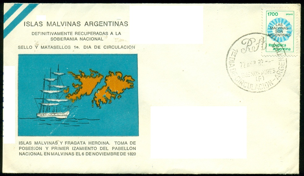 ARGENTINA. chybné tvrzení, že Falklandské ostrovy (Malvíny) jsou argentinské