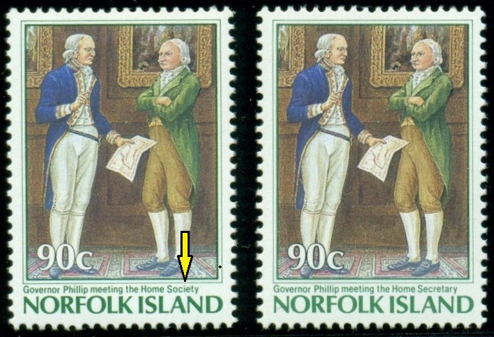 NORFOLK. chybný nápis 'Home Society'