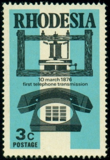 RHODESIE. moderní telefon bez šňůry