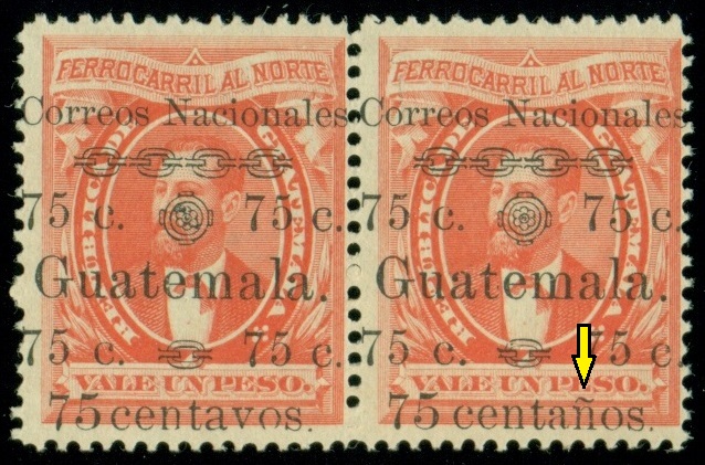 GUATEMALA. chybný pravopis. má být centavos a ne centaños..