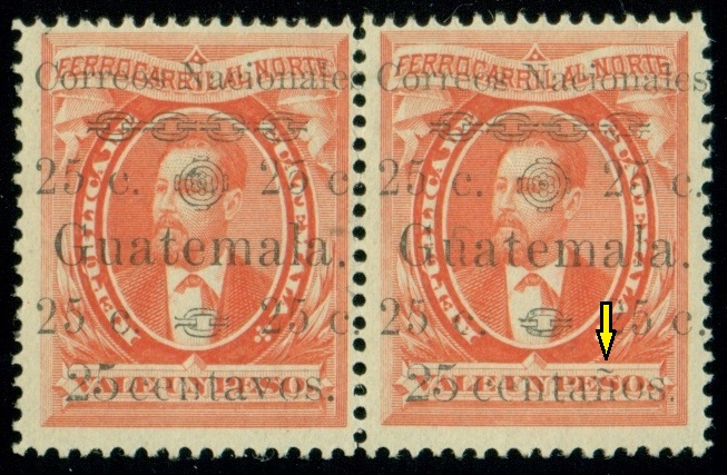 GUATEMALA. chybný pravopis. má být centavos a ne centaños