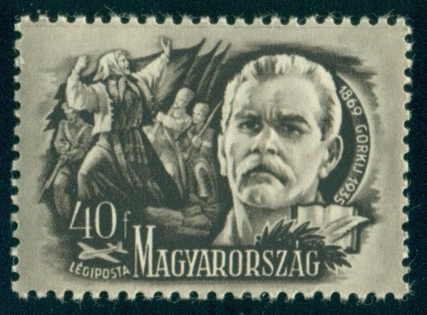 MAĎARSKO. chybný rok narození. Maxim Gorkij se narodil 28. března 1868