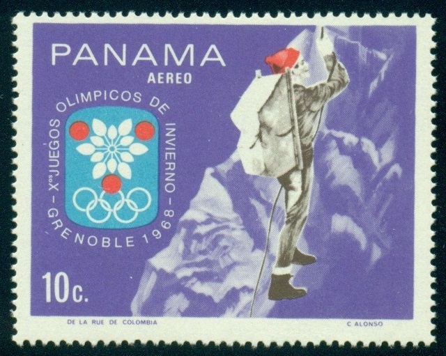PANAMA. nevhodný námět. alpinismus nebyl olympijskou disciplínou