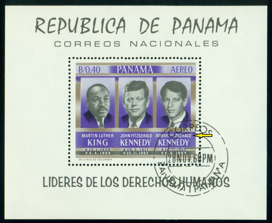 PANAMA. chybné jméno. má být Robert Francis Kennedy