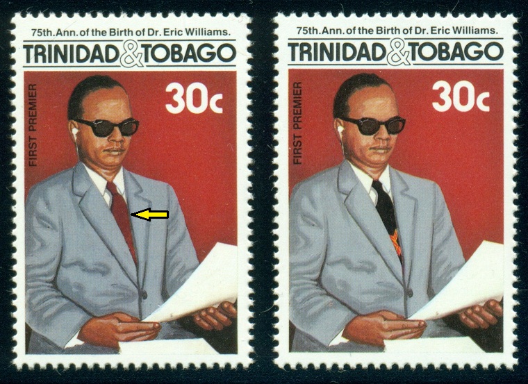 TRINIDAD A TOBAGO. konzervativní politik Dr. E.Williams nikdy nenosil červenou kravatu