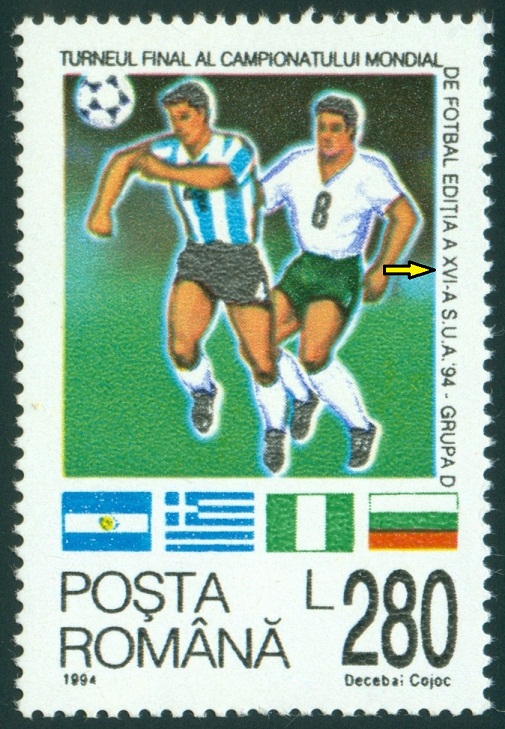 RUMUNSKO. MS ve fotbale 1994 bylo patnácté a ne šestnácté (280)