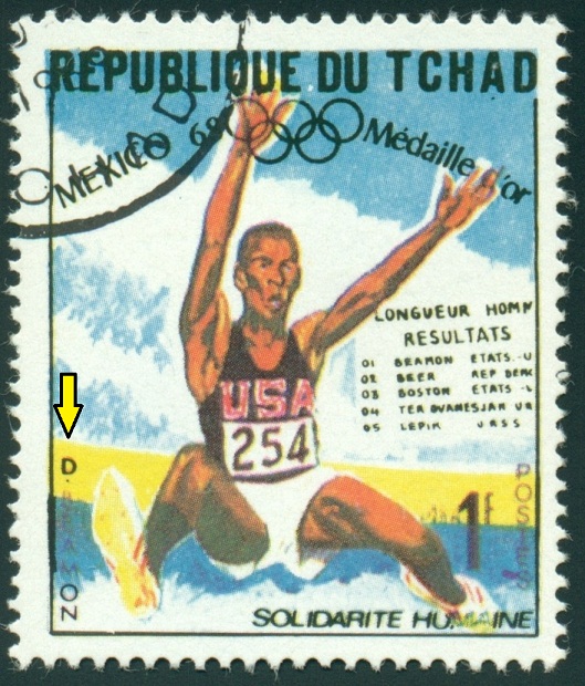 ČAD. chybně  jméno D. Beamon