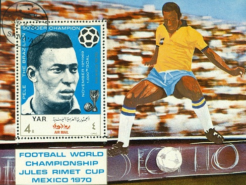 JEMEN. Pelé střelil svůj 1000. gól v ligovém zápase a neměl tedy národní dres
