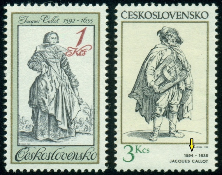 ČESKOSLOVENSKO. chybné datum narození. má být Jacques Callot 1592  – 1635