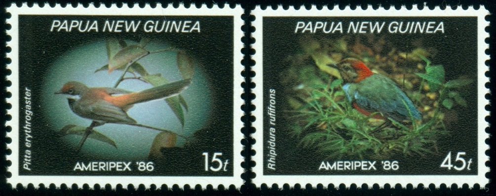 PAPUA NOVÁ GUINEA. názvy ptáků jsou prohozené