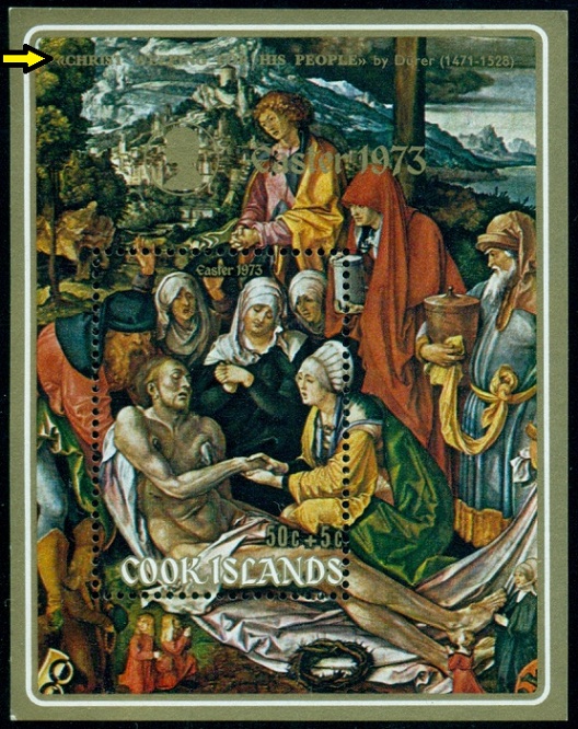 COOKOVY OSTROVY. chybný název obrazu  'Christ weeping for his people'