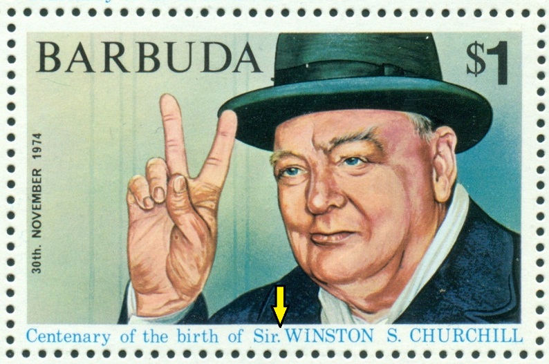 BARBUDA. za titulem Sir se nepoužívá tečka (1)