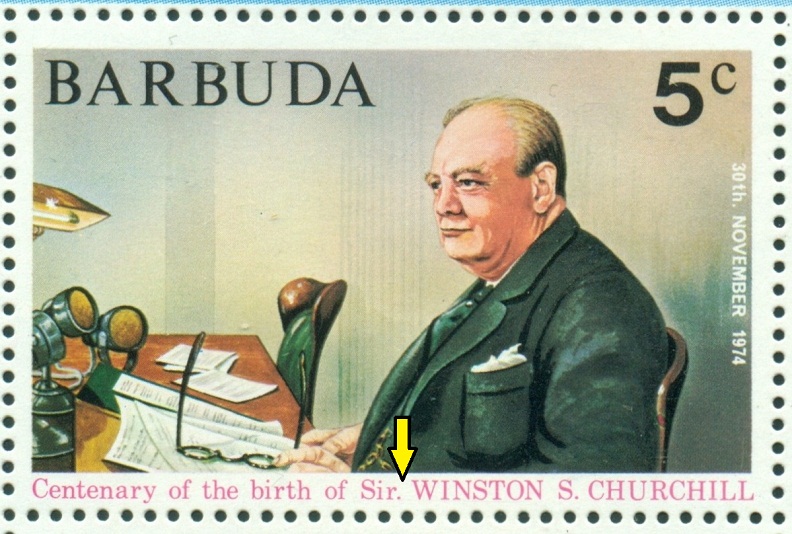 BARBUDA. za titulem Sir se nepoužívá tečka (5)