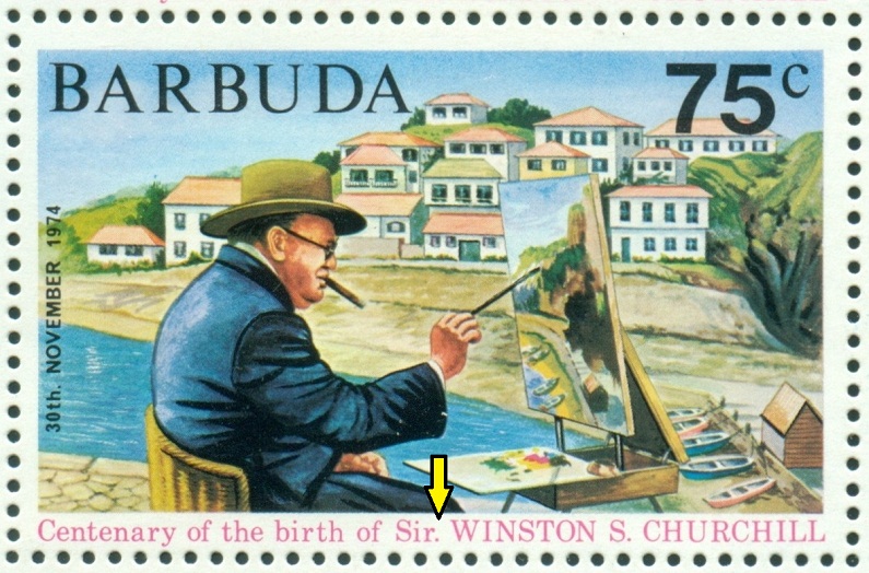 BARBUDA. za titulem Sir se nepoužívá tečka (75)