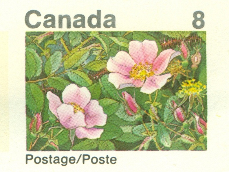 KANADA. domestogram rok 1973. pravopisná chyba. má být 'POSTES' (5)