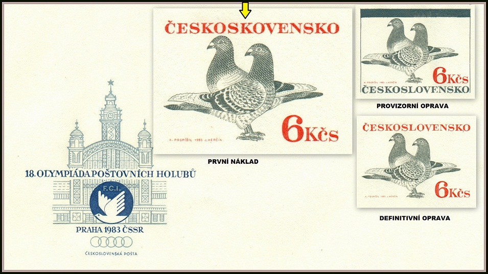 ČESKOSLOVENSKO.  chybný název státu na celině jako ČESKOSKOVENSKO