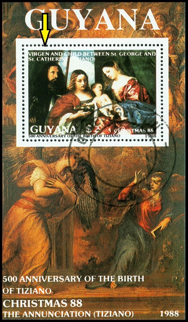 GUYANA. pravopisná chyba.  je psáno 'VIRGEN'  místo 'VIRGIN'.