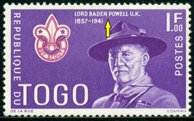 TOGO. chybně jméno. musí být s pomlčkou...Baden-Powell