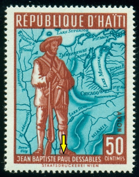 HAITI. chybné jméno zakladatele Chicaga. správně má být Jean Baptiste Point Du Sable