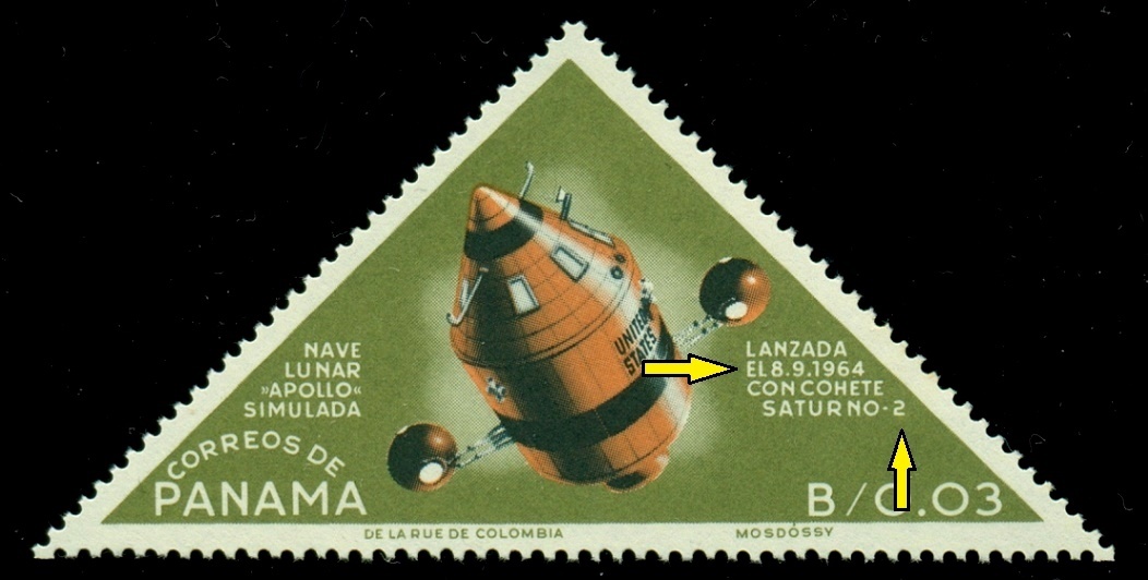 PANAMA. start Saturn-Apollo 7 se uskutečnil 18.9.1964