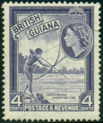 BRIT.GUYANA. pravoruký lukostřelec bude mít nakročenou levou nohu a ne pravou. takto by jen těžko mohl střílet.