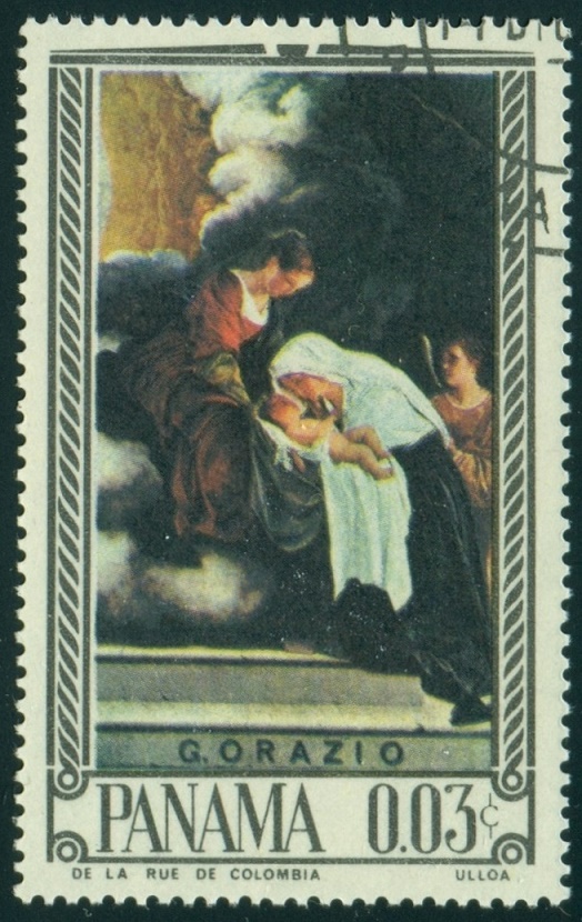 PANAMA. neúplné jméno autora. správně mělo být Orazio Gentileschi