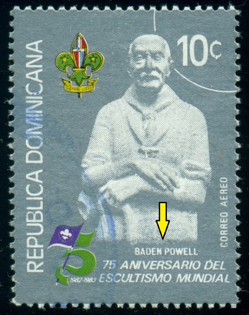 DOMINIKÁNSKÁ REPUBLIKA. chybně jméno. musí být s pomlčkou jako Baden-Powell