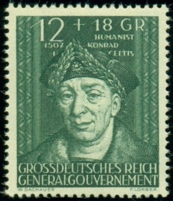 GENERÁLNÍ GOUVERNEMENT. chybné datum úmrtí. Konrad Celtis zemřel 4.2.1508 ve Vídni