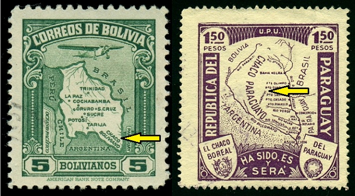 PARAGUAY. oba státy v průběhu války tvrdily, že se jedná o jejich území (4)