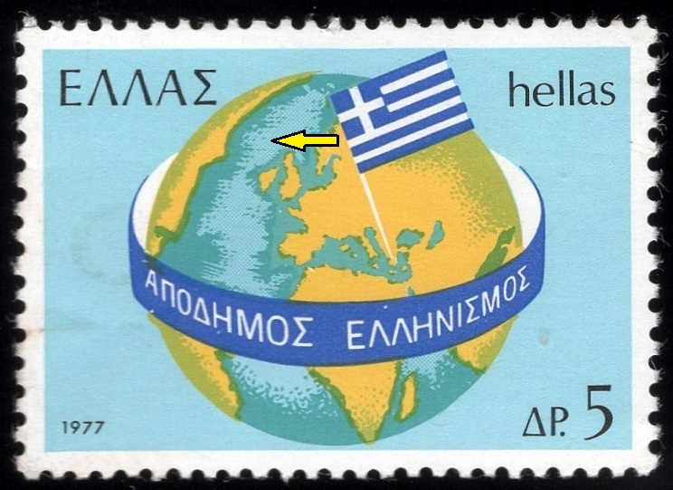 ŘECKO. na mapě chybí Island