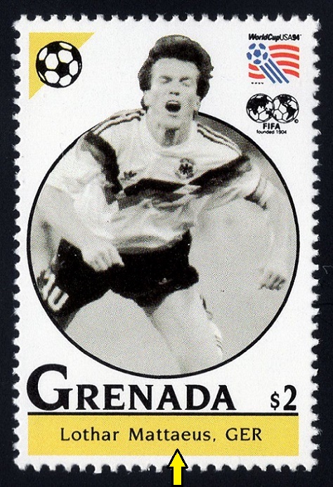 GRENADA. chybně jméno - mělo být Lothar Matthäus