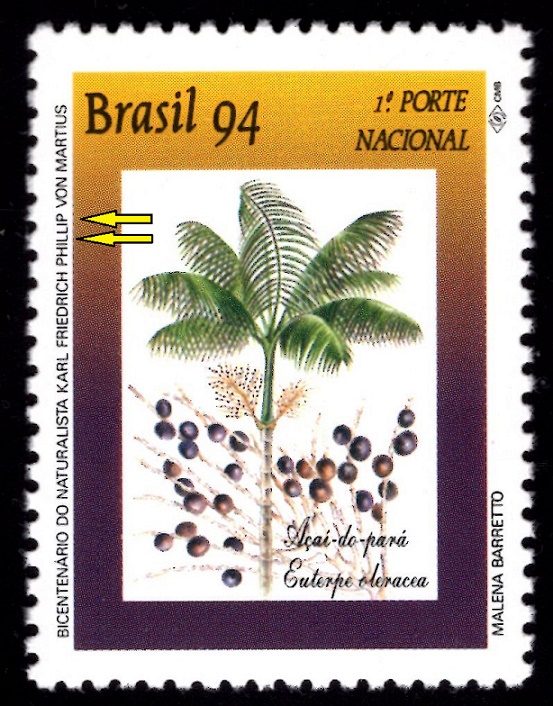 BRAZÍLIE. německý botanik se jmenoval Karl Friedrich Philipp von Martius ( 1xL a  2xP) (1)