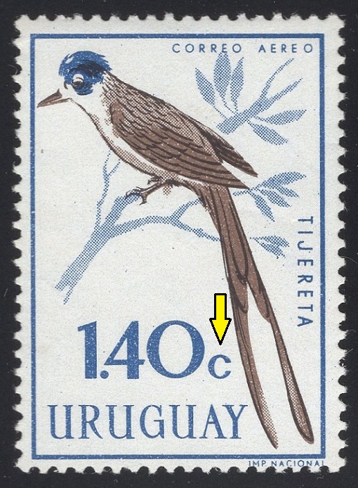 URUGUAY. chybné označení měny. mělo být P nebo Peso