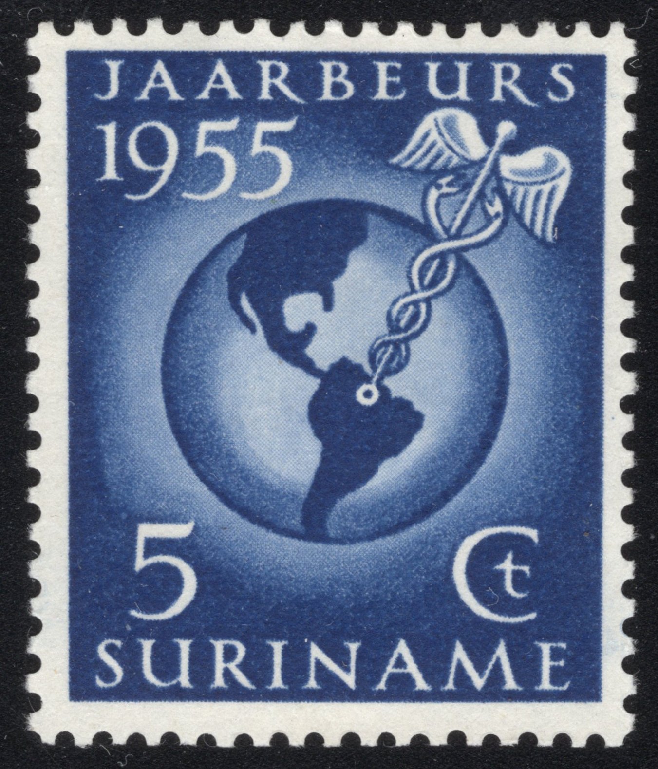 SURINAM. mapa Severní i Jižní Ameriky zasahuje až na pól