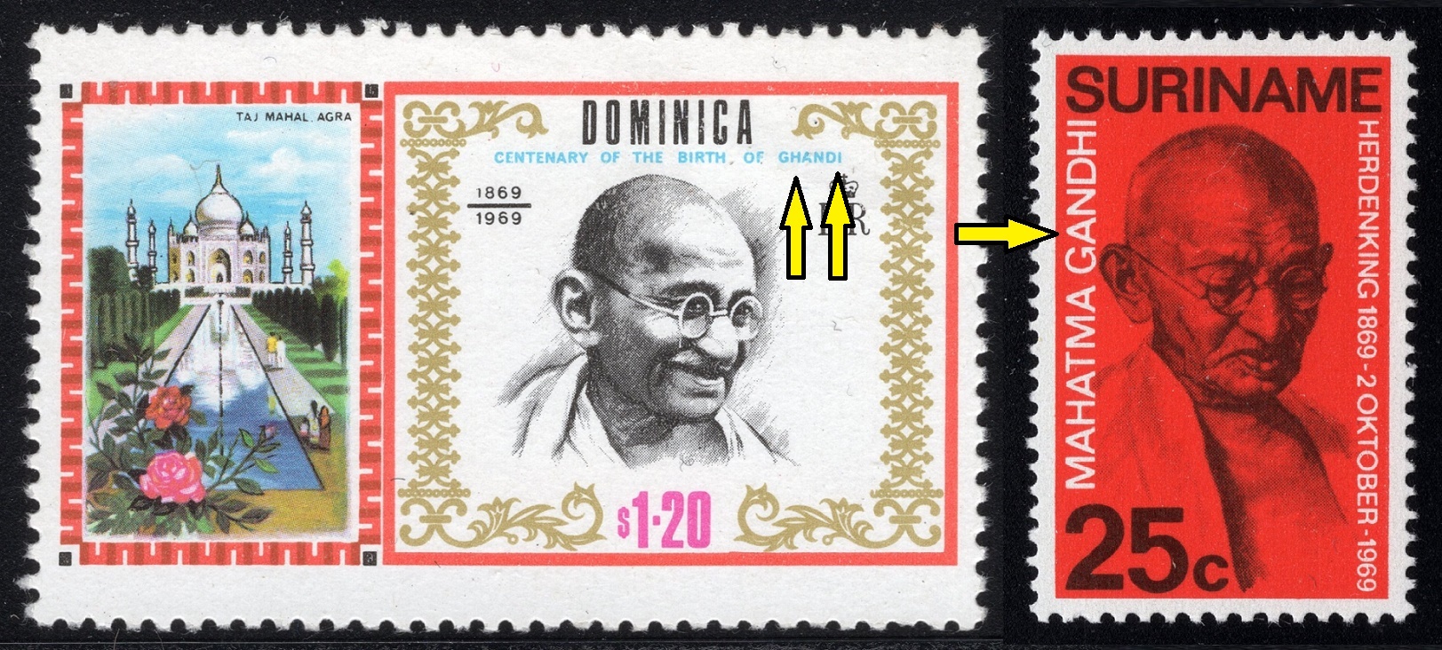 DOMINICA. chybné jméno. správně má být Gandhi a ne Ghandi (3)
