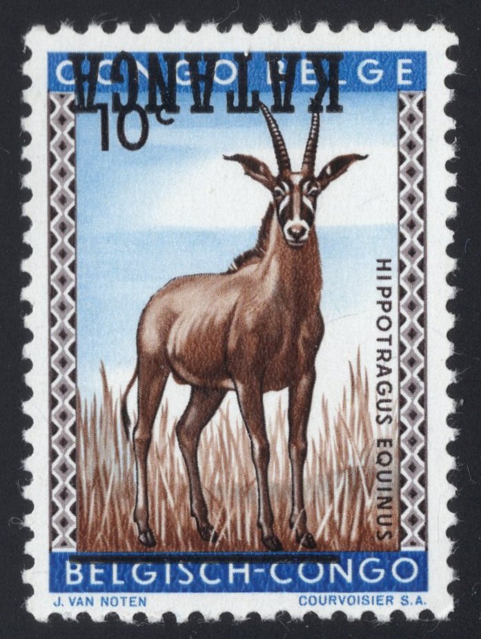 KATANGA. převrácený přetisk (1)
