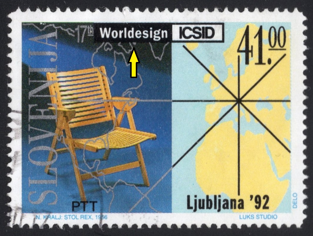 SLOVINSKO. použit chybně anglický název World design jako jedno slovo a s chybějícím písmenem d