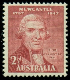 AUSTRÁLIE. chybný portrét. není John Shortland, ale jeho otec