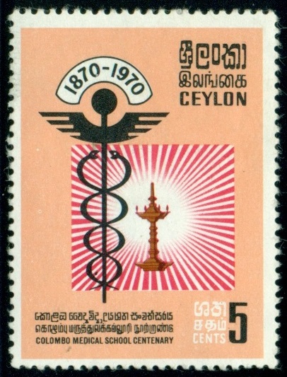 CEJLON. chybně zobrazený symbol obchodu místo symbolu medicíny.