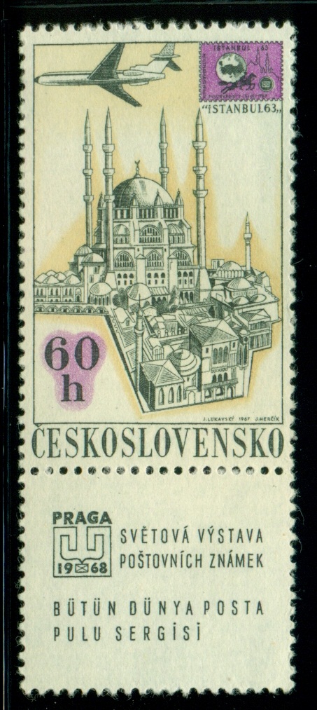 ČESKOSLOVENSKO. chybné zobrazení.  zobrazená mešita je v Edirne a nemá  s Istanbulem nic společného