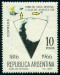 ARGENTINA. do mapy jsou zahrnuta i britská území včetně Falklandských ostrovů