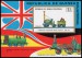 ROVNÍKOVÁ GUINEA. vlajka Velké Británie je nesmyslně upravena